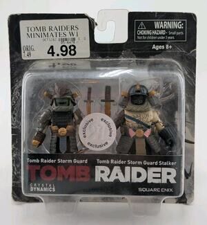 Tomb Raider Minimates Storm Guard Stalker 2 Pack Toys R Us Exclusive TRU Sealed